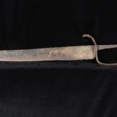 Bowie Knife with Leather Sheath