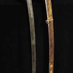 Nashville Plow Works cavalry saber and scabbard