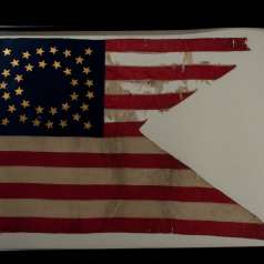 United States cavalry guidon (swallowtail flag)