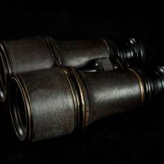 French-made military binoculars