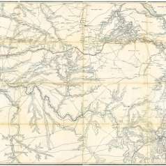 Wharton map of Middle Tennessee, 1861-65