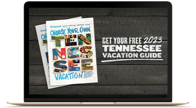 vacation guide laptop image.